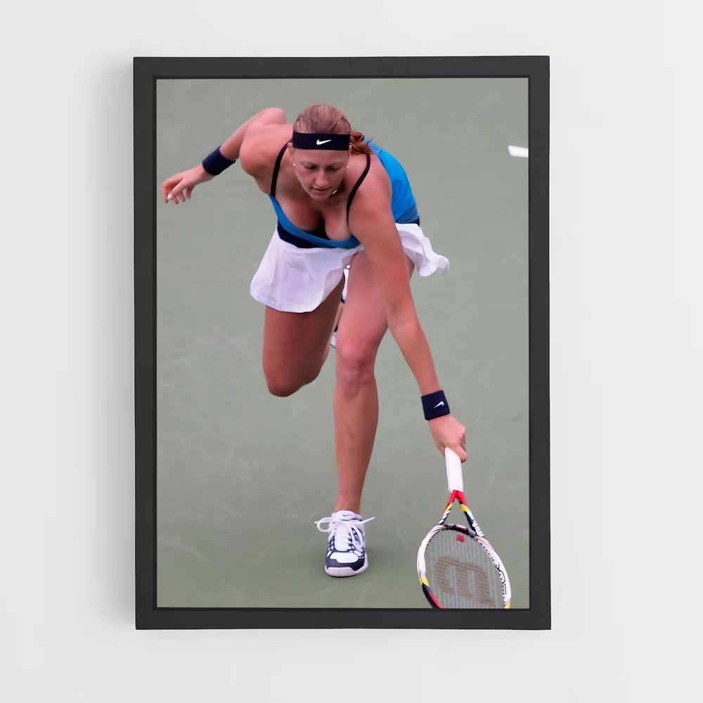 Poster Petra kvitova athlètes – affiche Tennis (vue 2)